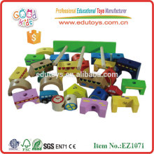 Wooden City Blocks Toy for Children